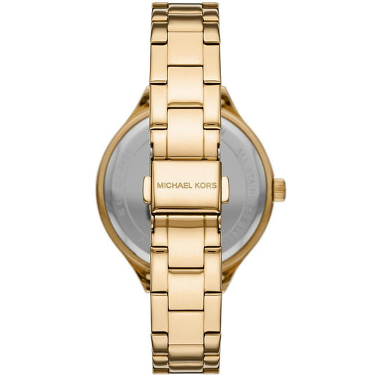 Women's Slim Runway Gold-Tone Stainless Steel Bracelet Watch Set 38mm, 2-Piece