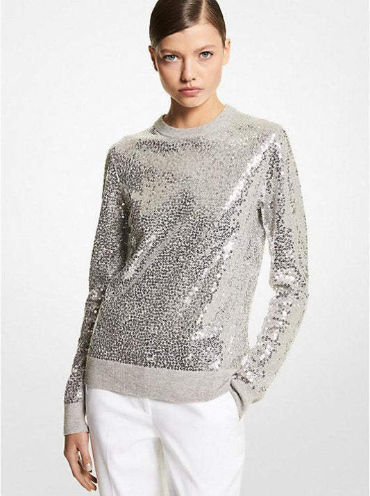 Sequined Cashmere Sweater