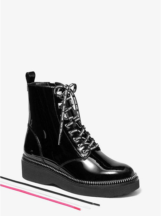 Haskell Patent Leather Combat Boot