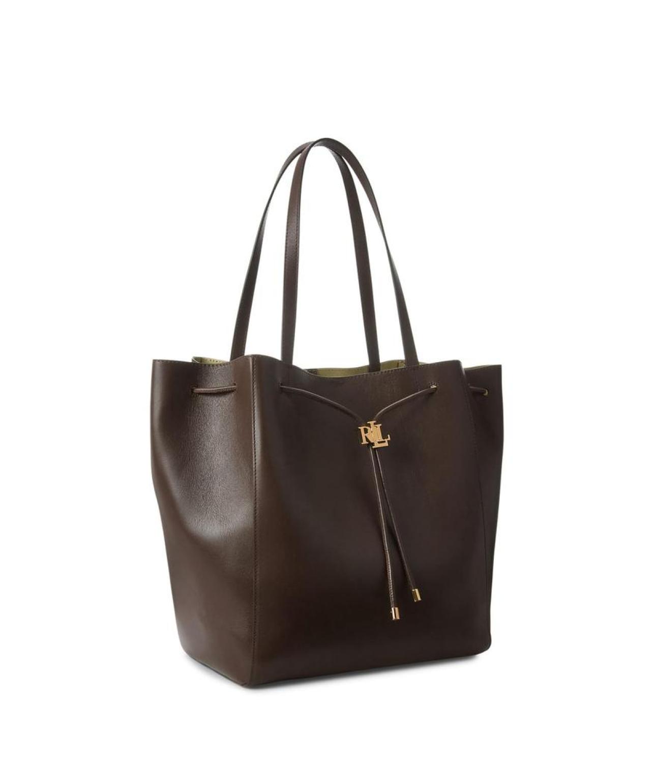 Leather Medium Andie Drawstring Tote