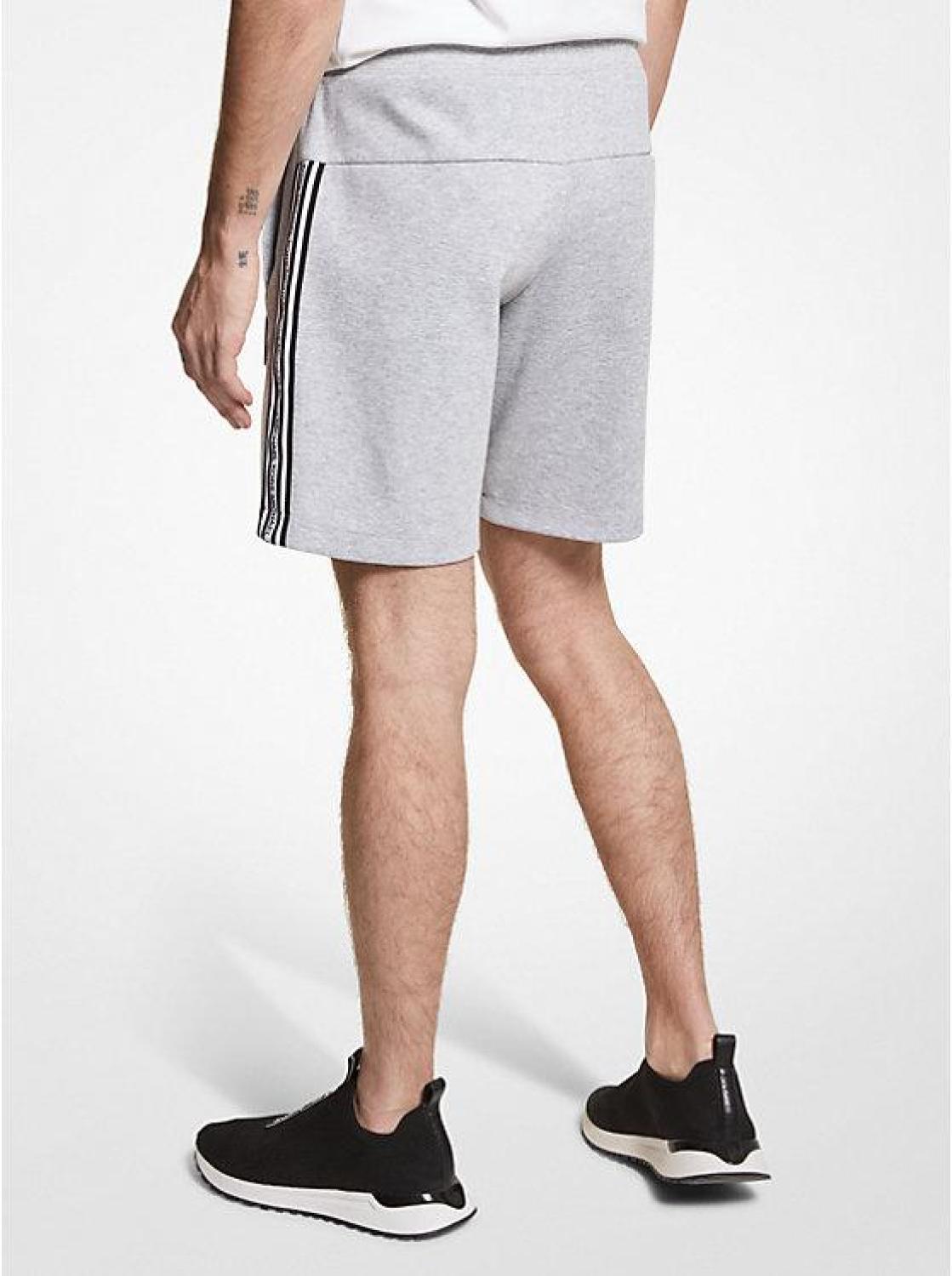 Logo Tape Cotton Blend Shorts