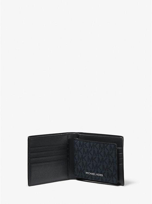 Cooper Signature Logo Billfold Wallet With Passcase