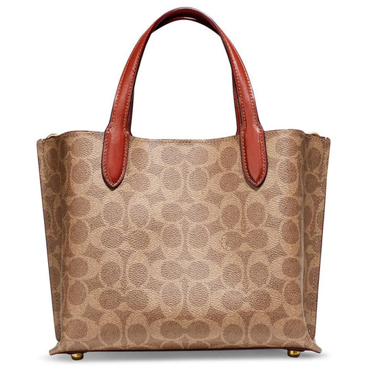 Signature Coated Canvas Willow Tote 24 with Convertible Straps