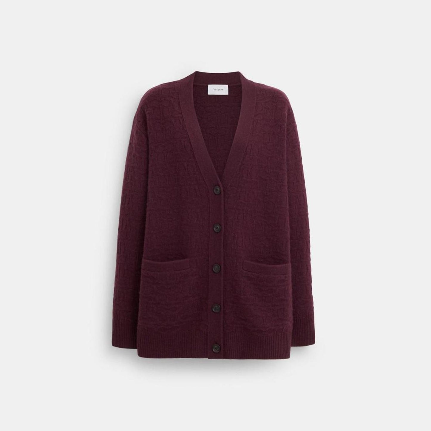 Coach Outlet Signature Knit Cardigan