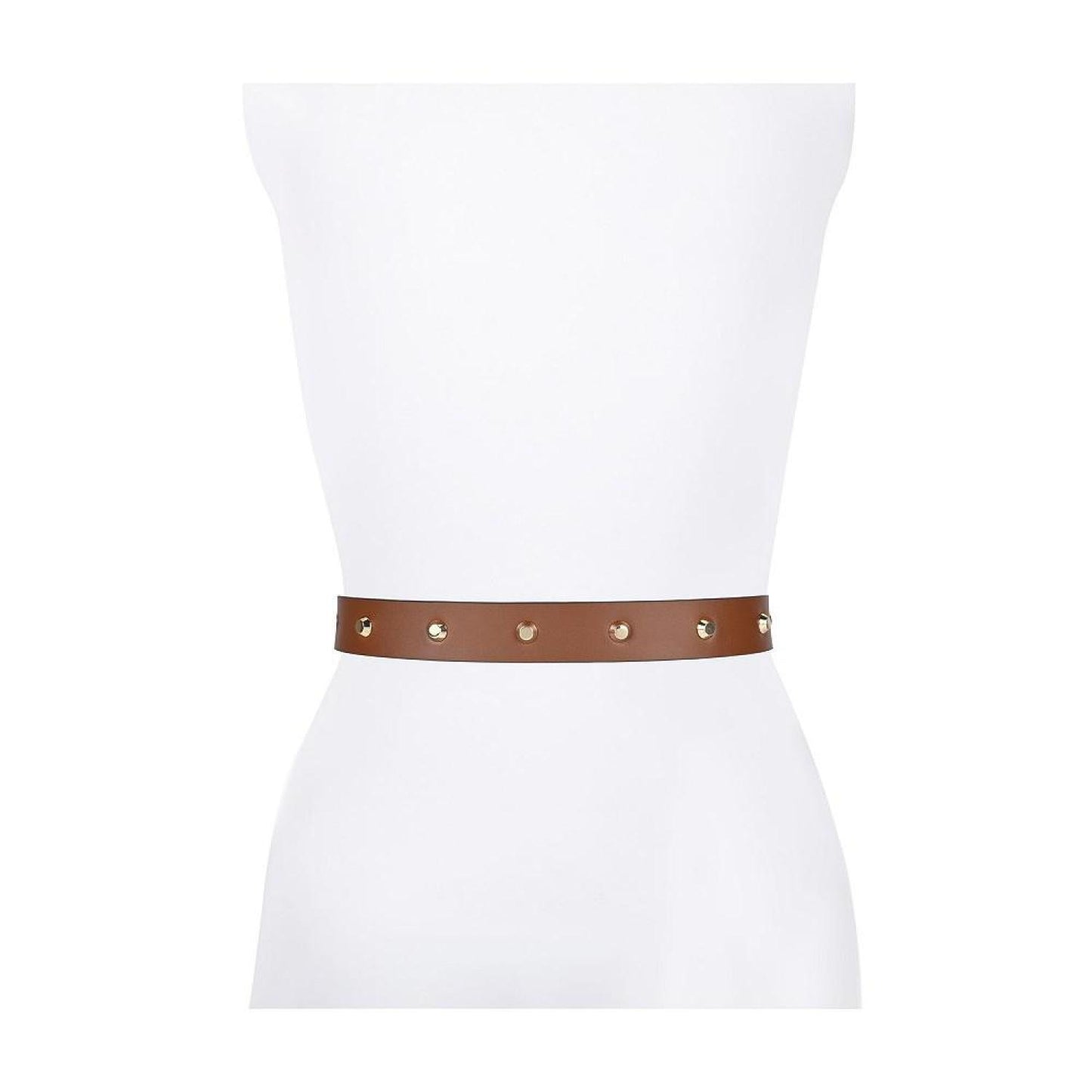 Women's Studded Leather Belt 28mm