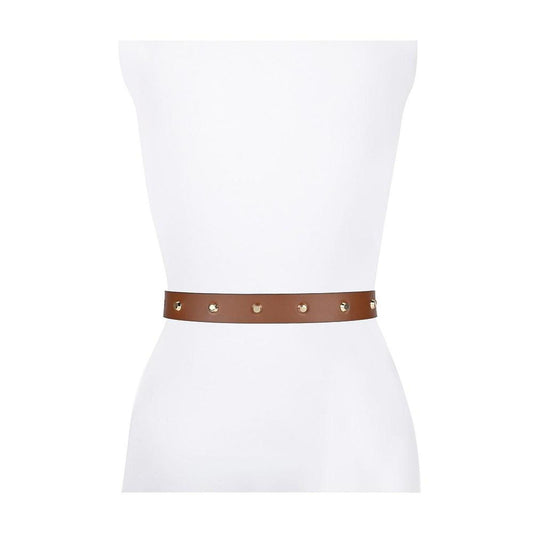 Women's Studded Leather Belt 28mm