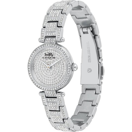 Women's Park Pavé Stainless Steel Bracelet Watch 26mm