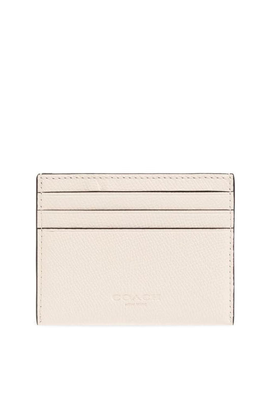 Coach Logo Plaque Card Case