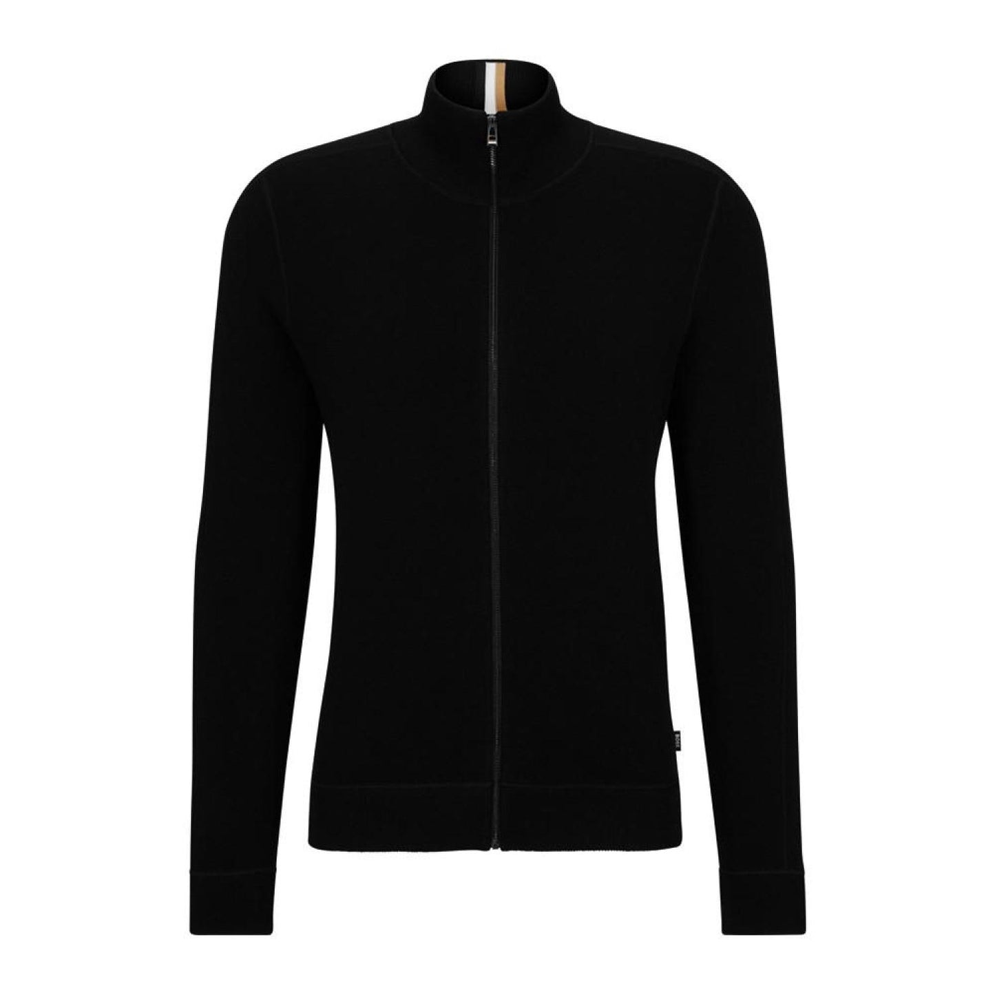 Men's Signature-Stripe Regular-Fit Zip-Up Cardigan