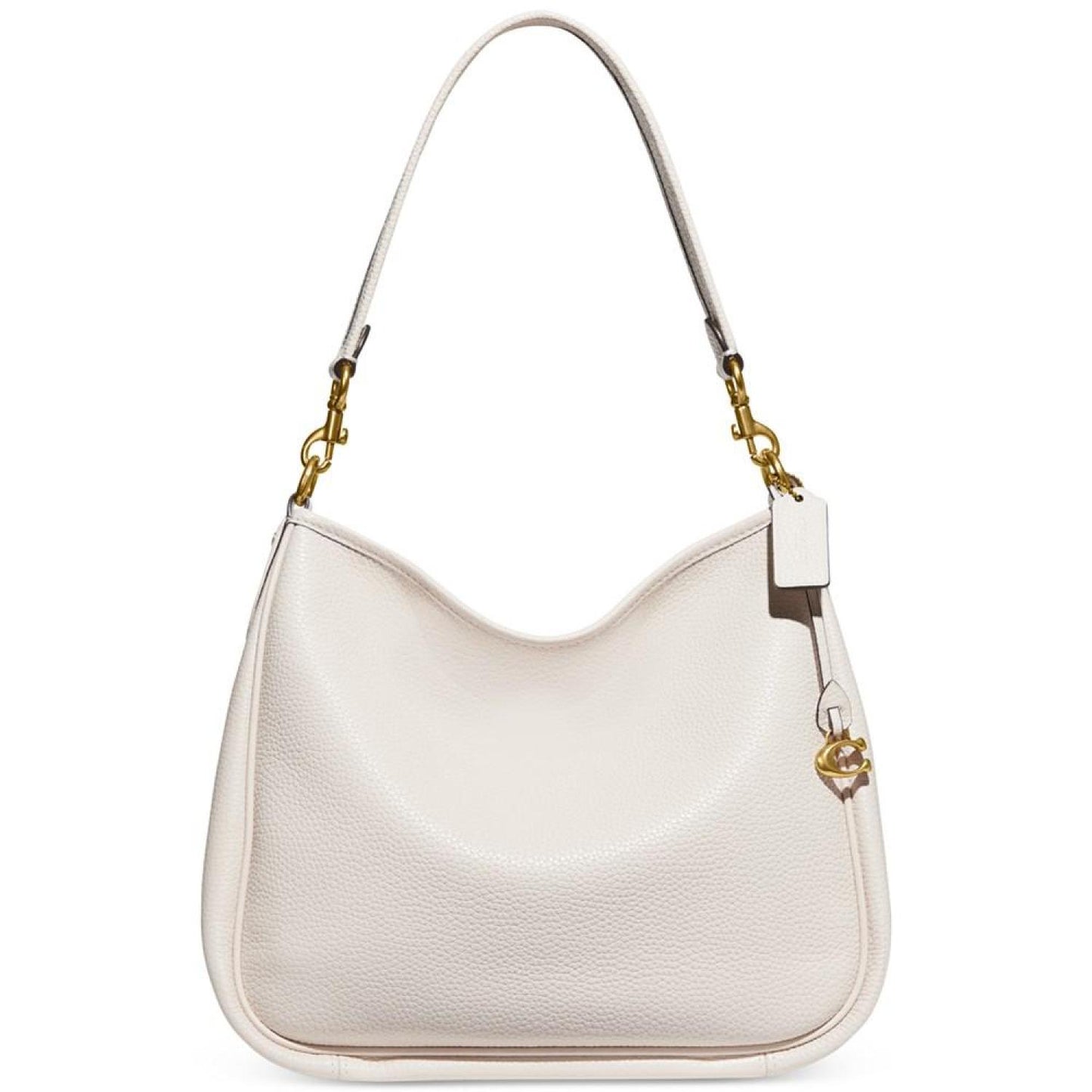 Soft Pebble Leather Cary Shoulder Bag with Convertible Straps
