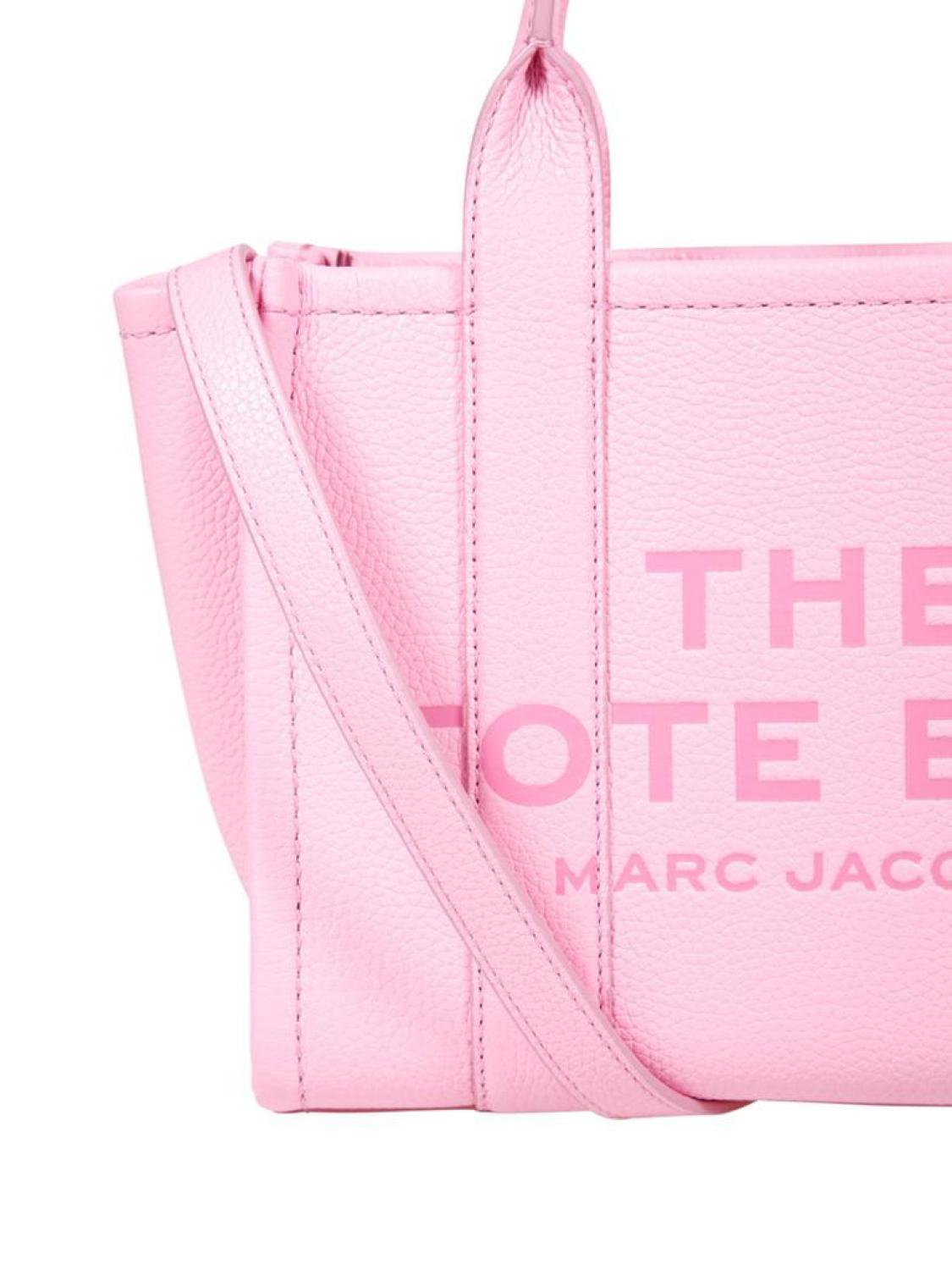 Marc Jacobs Logo Debossed Zip-Up Small Tote Bag