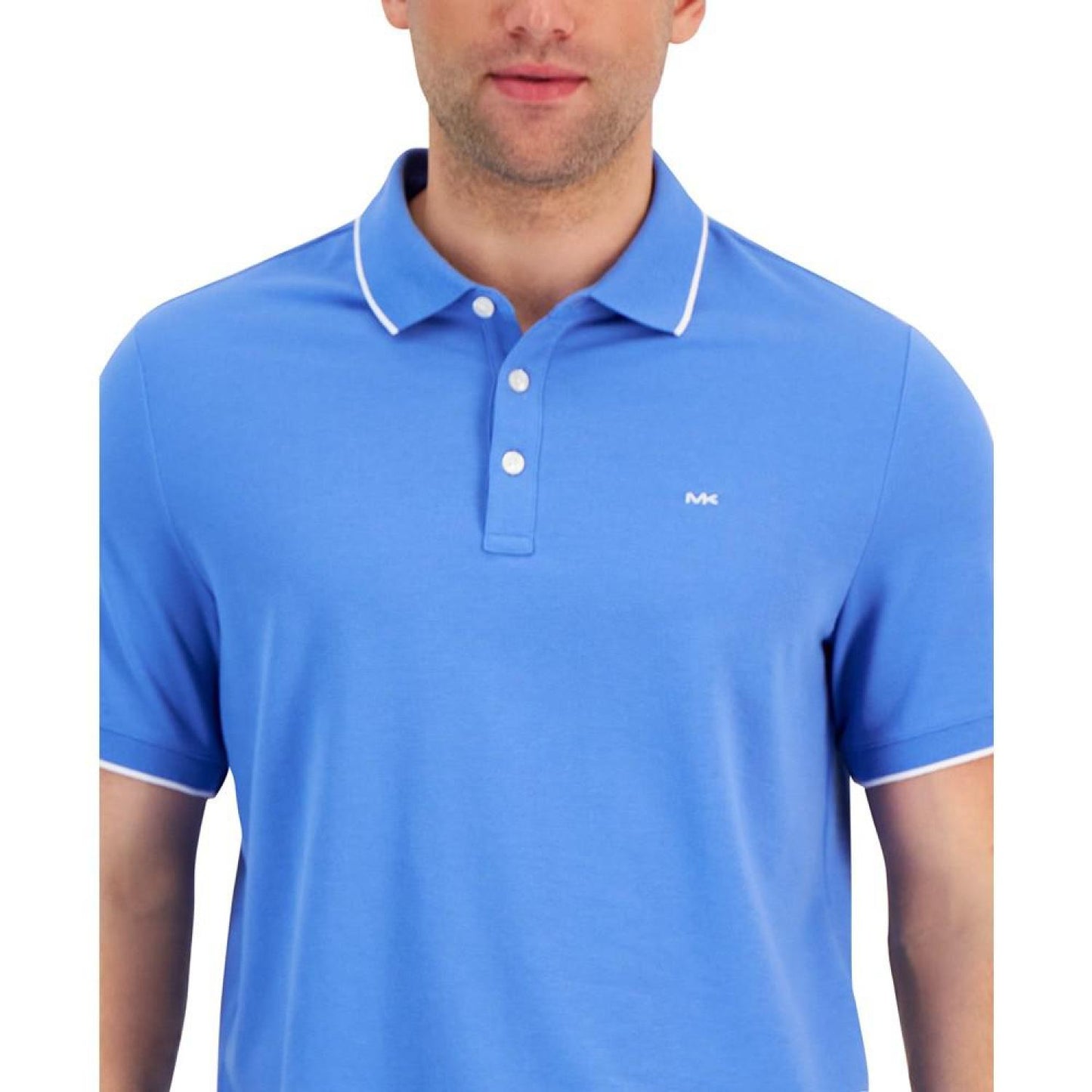 Men's Tipped Collar Short-Sleeve Polo Shirt, Created for Macy's