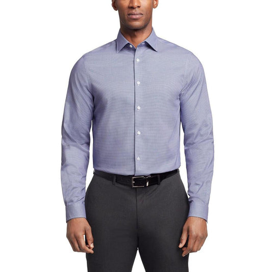 Men's Regular Fit Airsoft Stretch Ultra Wrinkle Free Dress Shirt