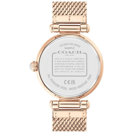 Women's Cary Rose Gold-tone Mesh Bracelet Watch