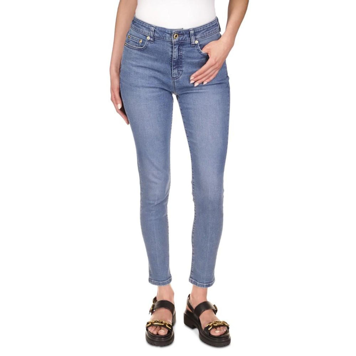 Women's Selma High-Rise Straight-Leg Skinny Jeans