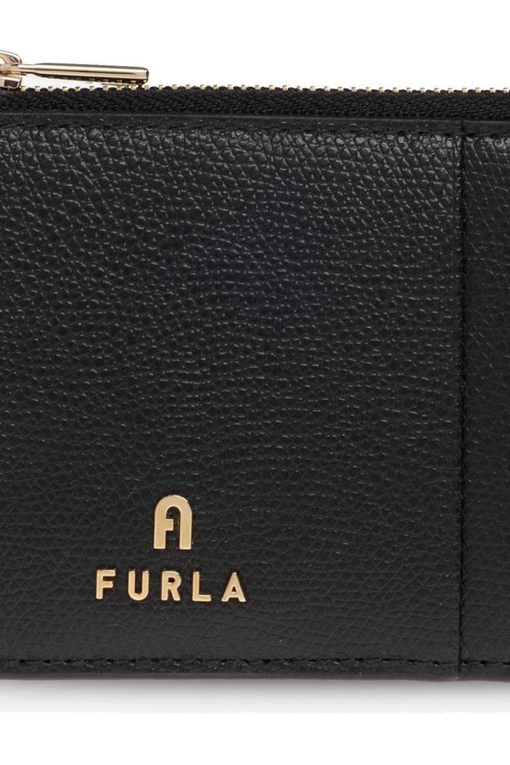 Furla Logo Plaque Zipped Cardholder