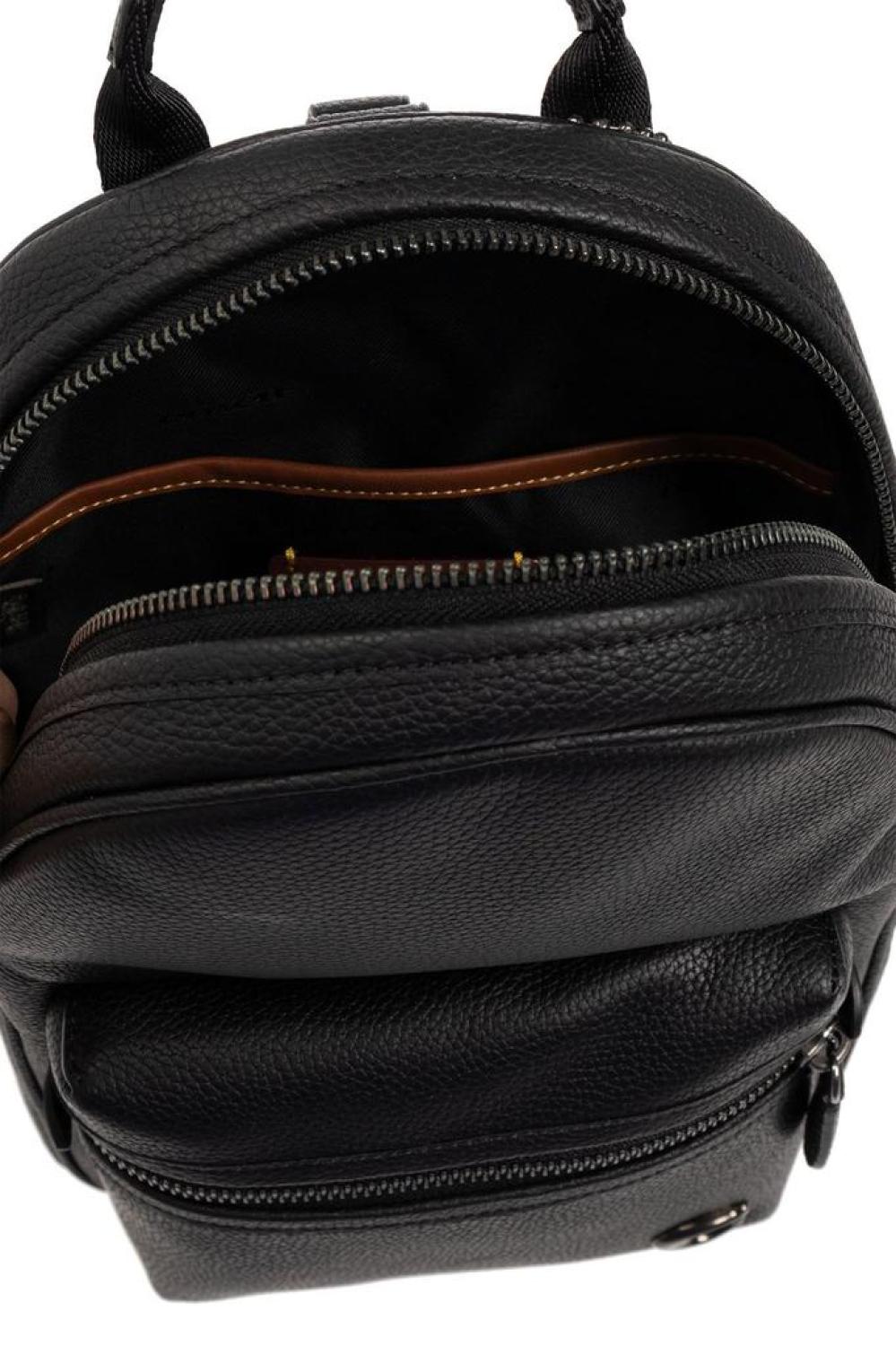 Coach Charter Logo Plaque Backpack