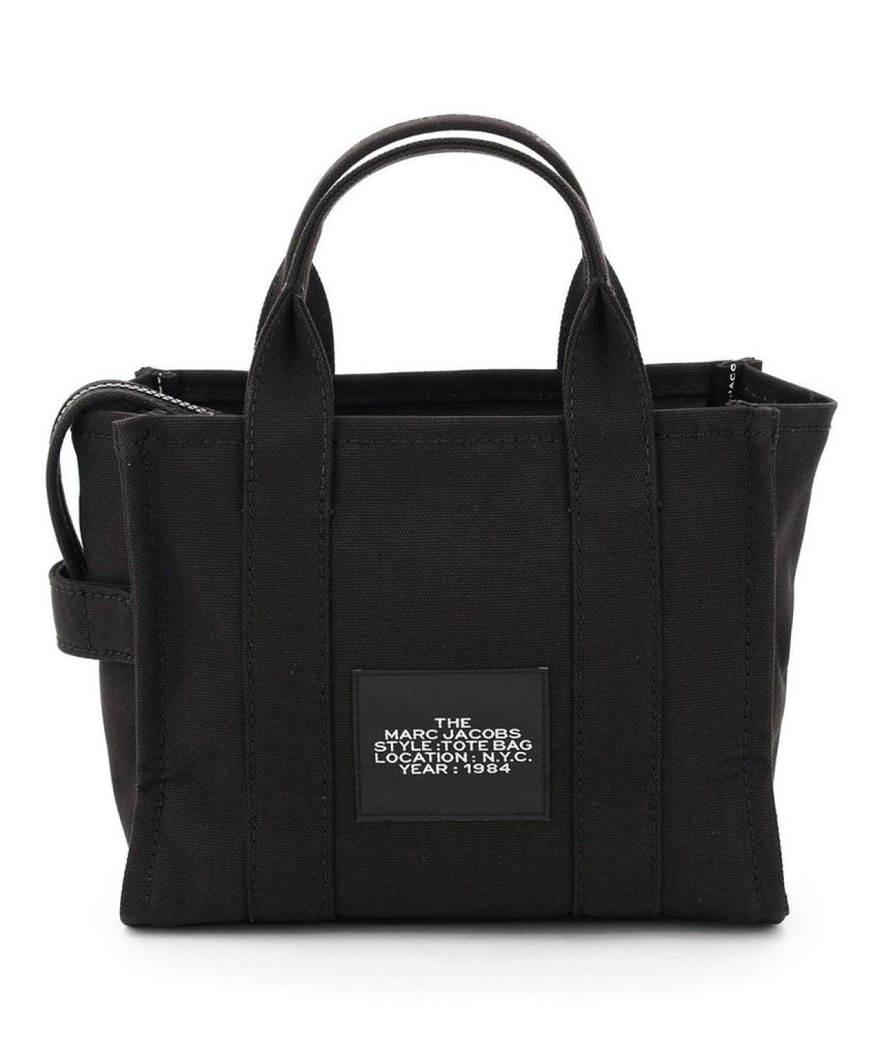 Marc Jacobs Logo Printed Zip-Up Small Tote Bag