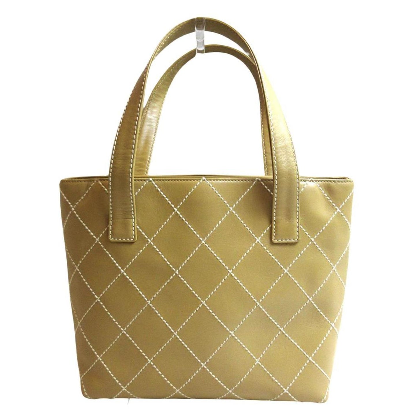 Chanel Wild Stitch  Leather Tote Bag (Pre-Owned)