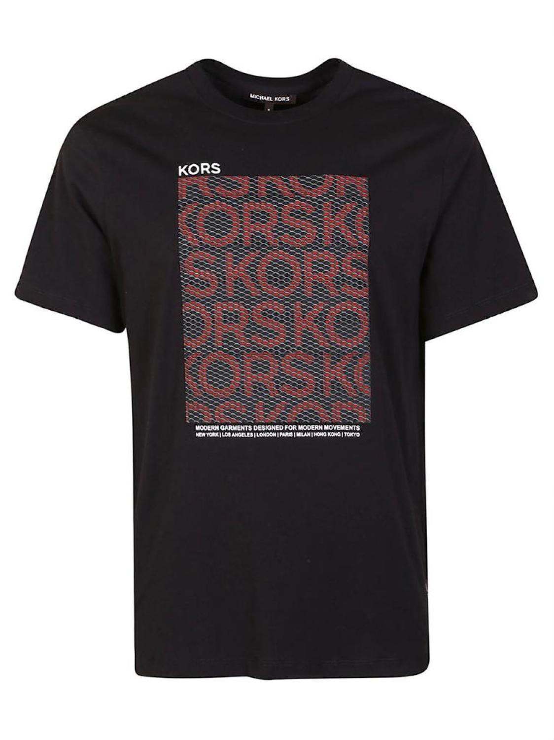 Michael Kors Graphic Printed Crewneck T-Shirt