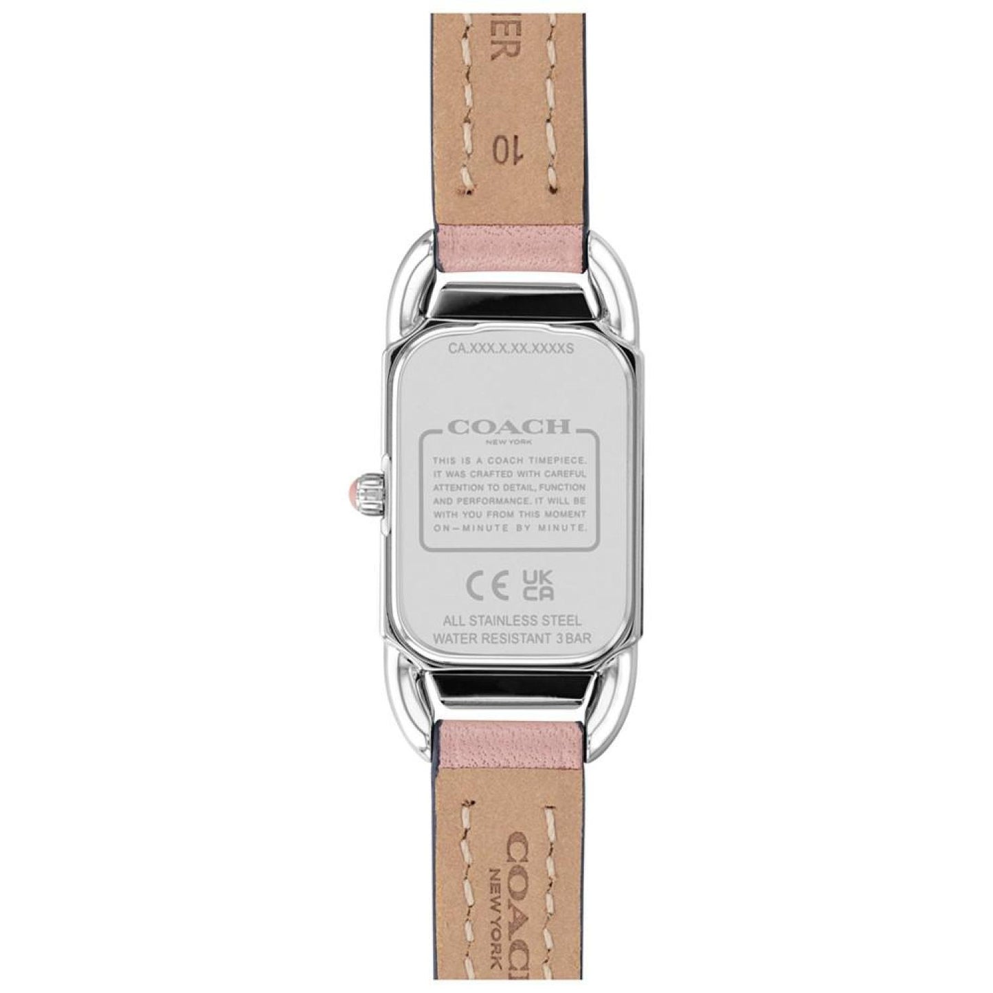 Women's Cadie Blush Leather Strap Watch 17.5mmX28.5mm