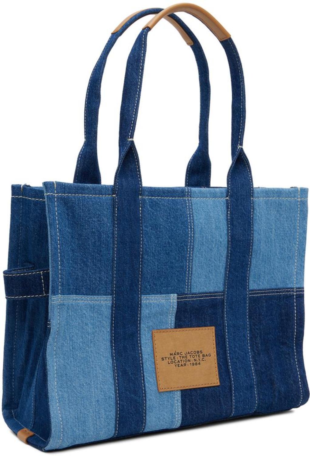 Blue 'The Denim Large' Tote