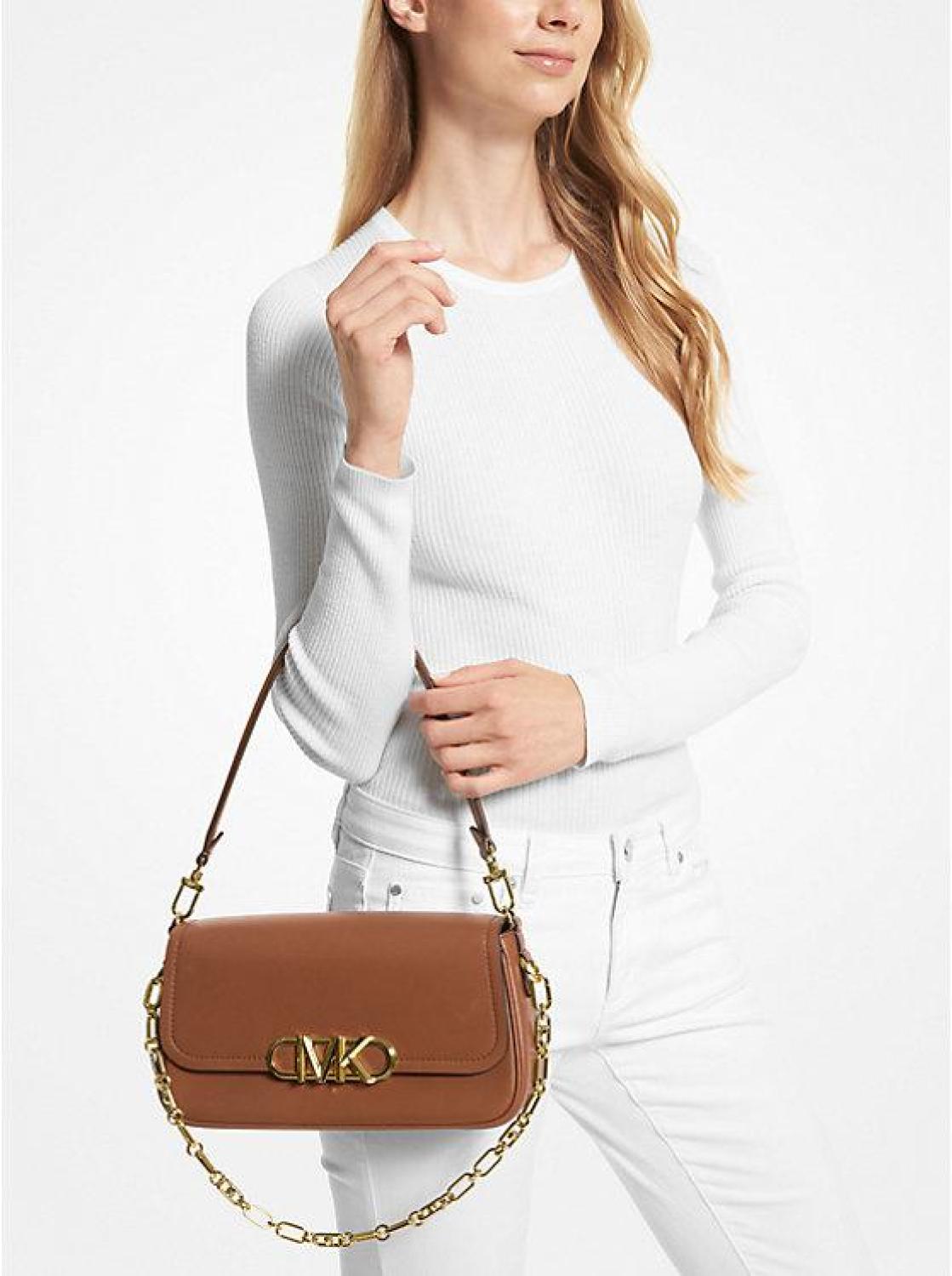 Parker Medium Leather Shoulder Bag