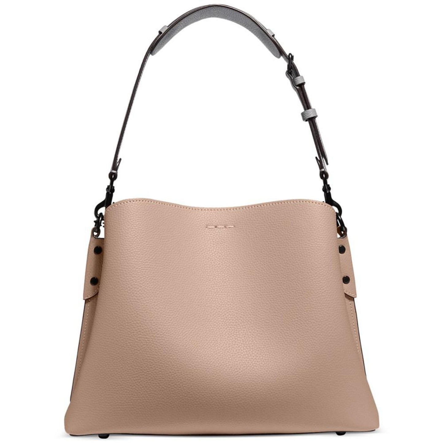 Pebble Leather Willow Shoulder Bag with Convertible Straps
