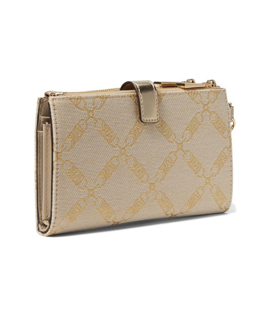 Jet Set Double Zip Wristlet