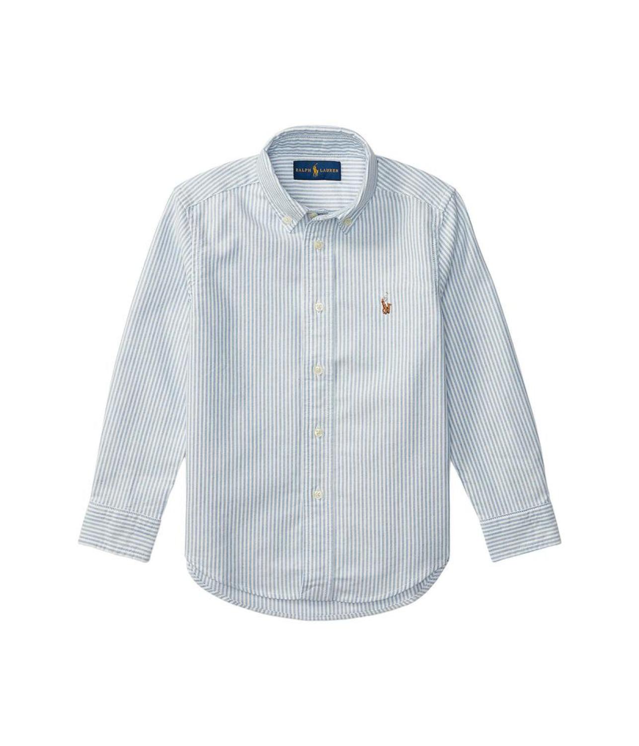Striped Cotton Oxford Shirt (Little Kids)