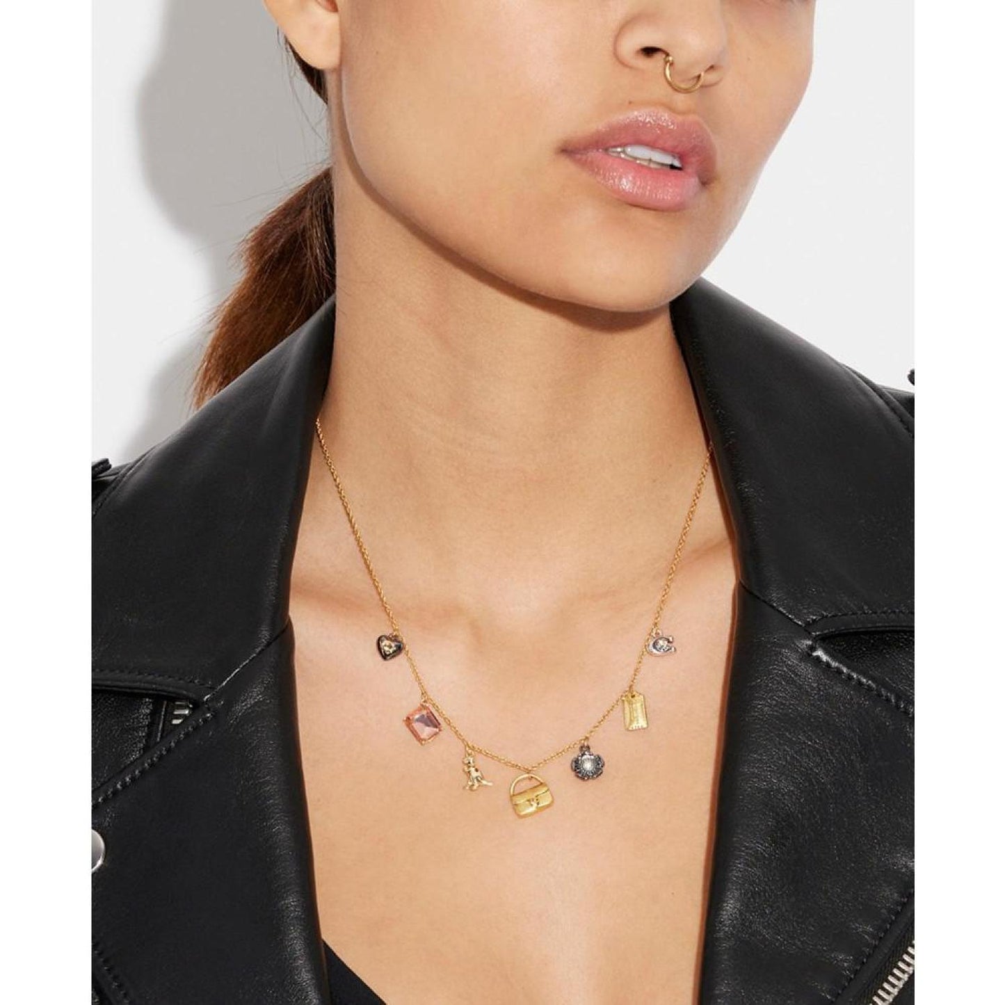 Signature Tabby Charm Necklace