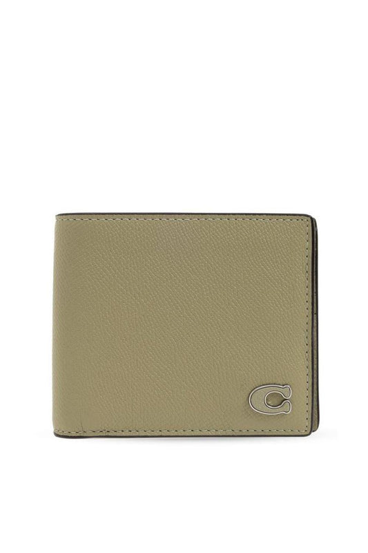Coach Logo Plaque Bi-Fold Wallet