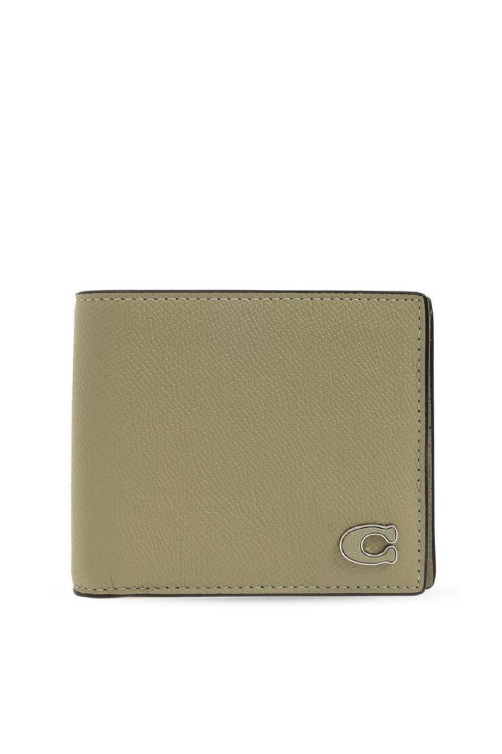 Coach Logo Plaque Bi-Fold Wallet