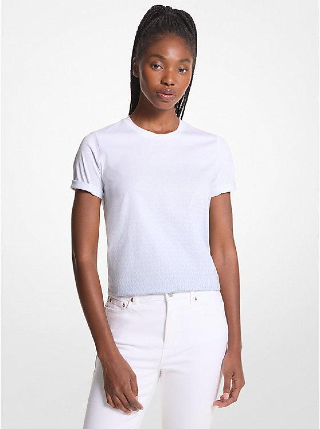 Ombré Logo Organic Cotton Jersey T-Shirt
