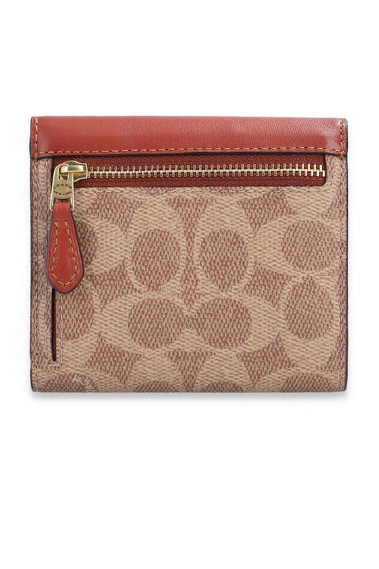 Coach Wyn Logo Plaque Small Wallet