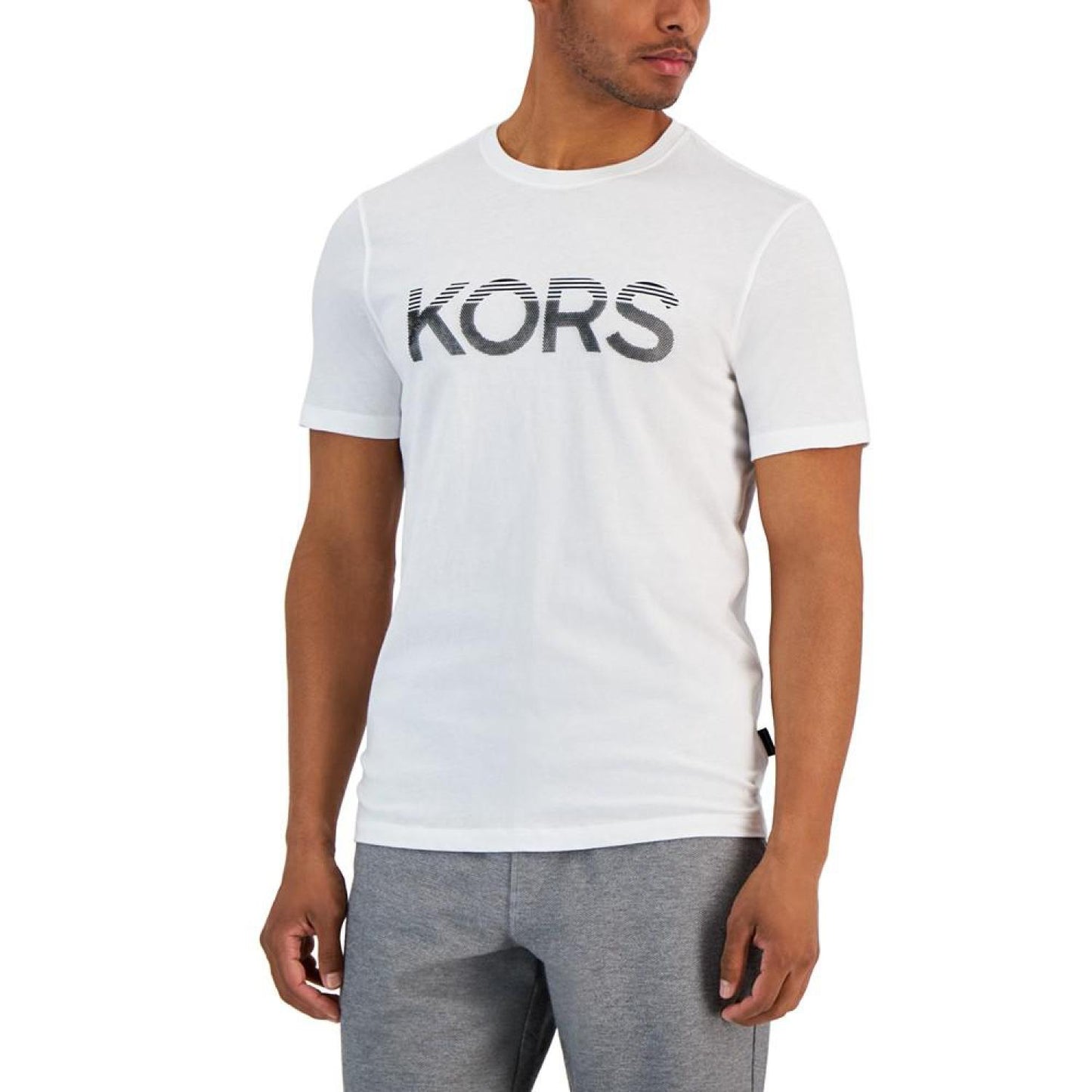 Men's Tipped Kors Modern-Fit Logo Graphic T-Shirt