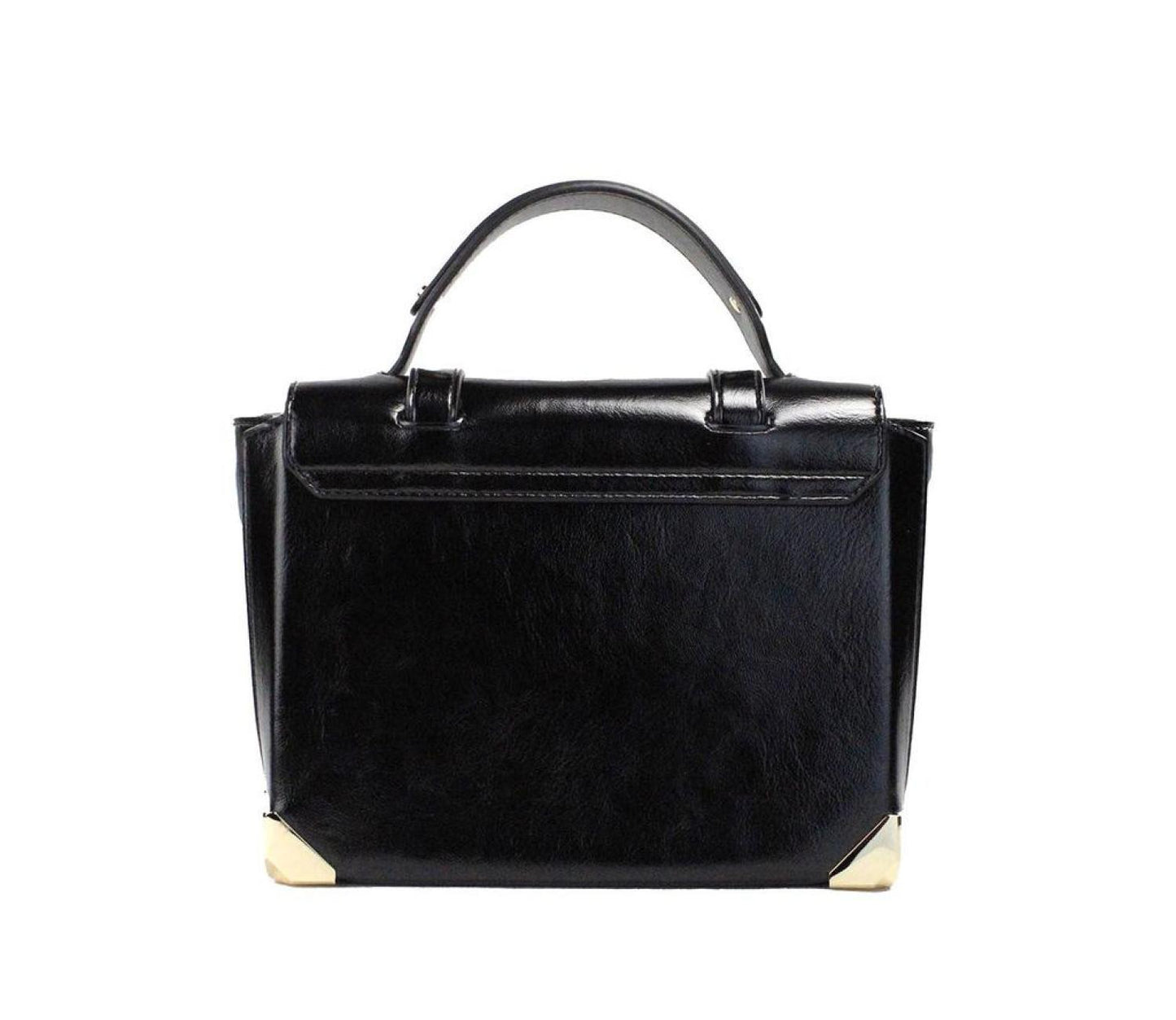 Michael Kors Manhattan Medium Slick Leather Top Handle School Satchel Women's Bag