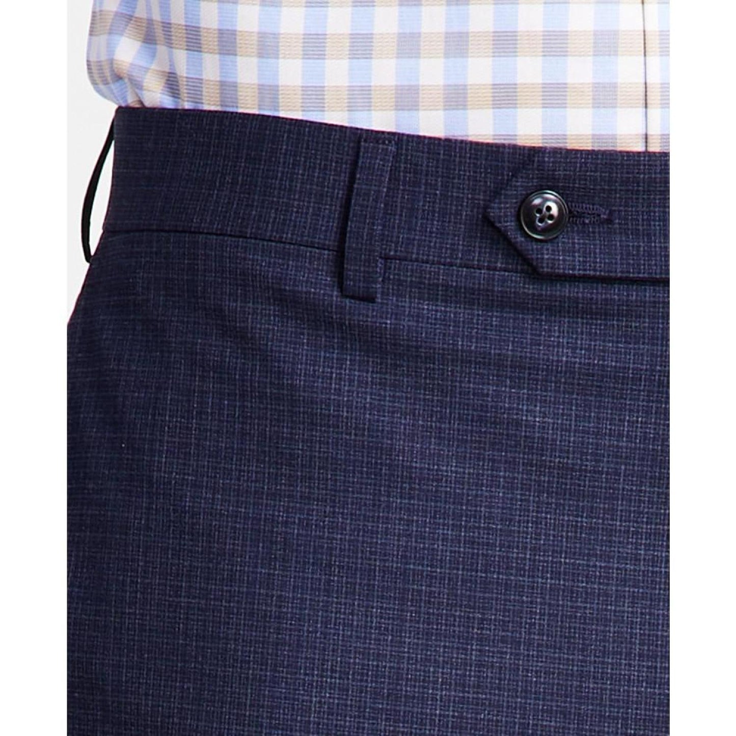 Men's Classic Fit Flat Front Creased Pants