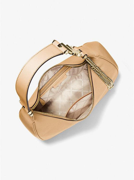 Piper Large Pebbled Leather Shoulder Bag