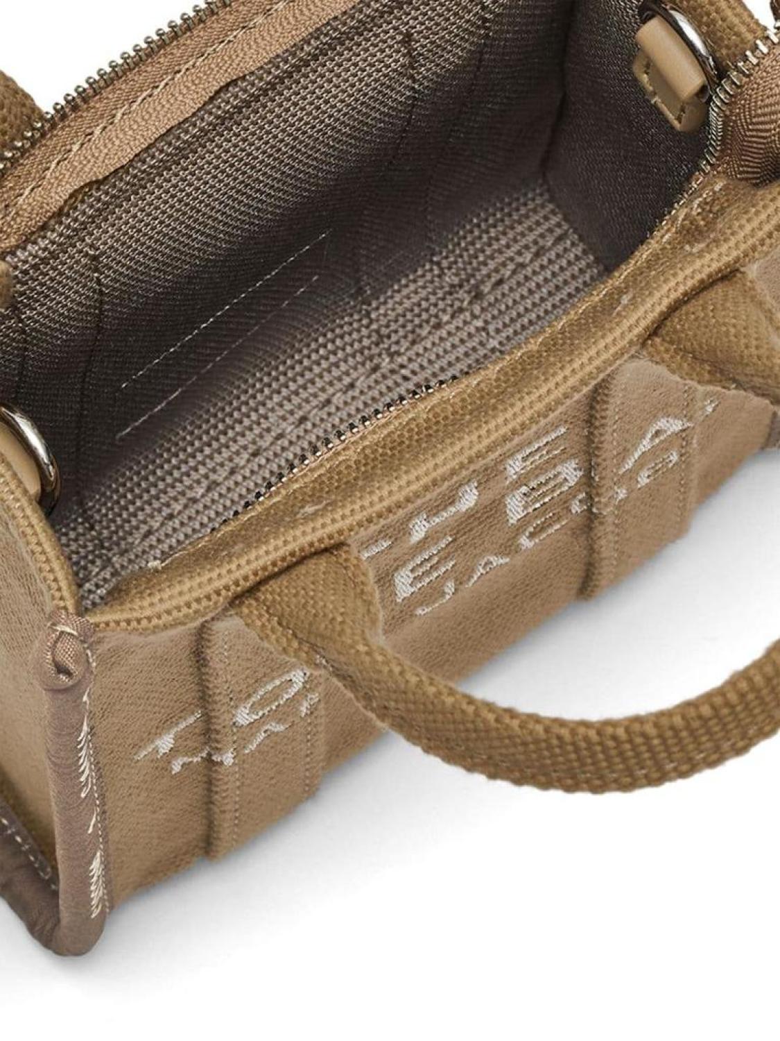 Marc Jacobs The Jacquard Logo Embroidered Mini Tote Bag