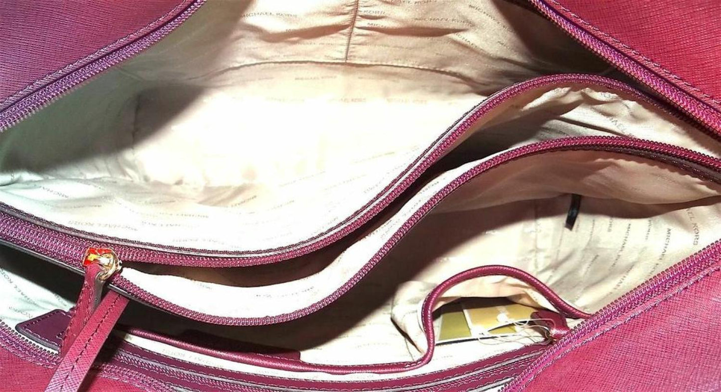 Michael Kors Jet Set Item Top Zip Snap Pocket Tote
