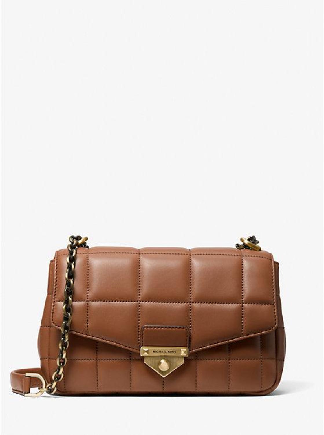 SoHo Large Quilted Leather Shoulder Bag