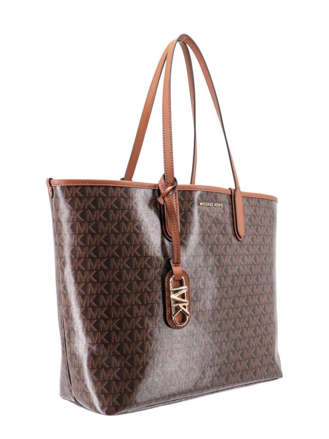 Michael Michael Kors Eliza All-Over Logo Printed Large Tote Bag