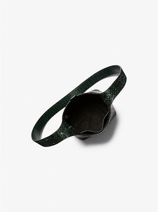 Dede Mini Python Embossed Leather Hobo Bag