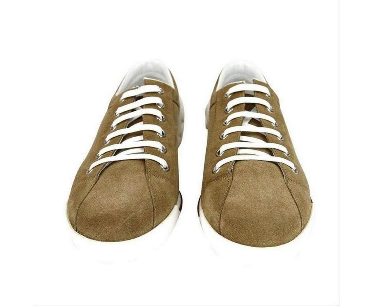 Gucci Women's Leather / Suede Trainer With Script Logo Sneaker