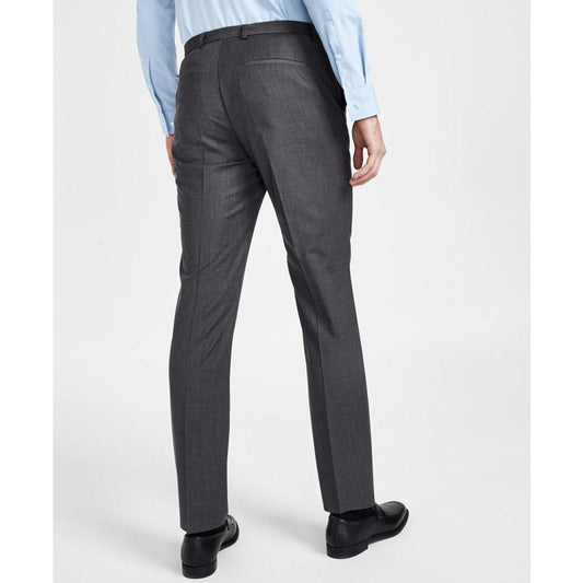 Men's Modern-Fit Wool Superflex Suit Separate Pants