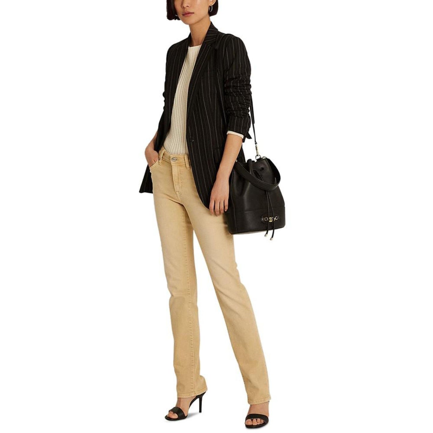 Leather Large Andie Drawstring Bag