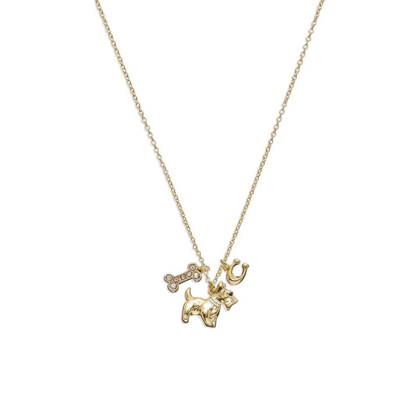 Women's Scottie Charm Pendant Necklace