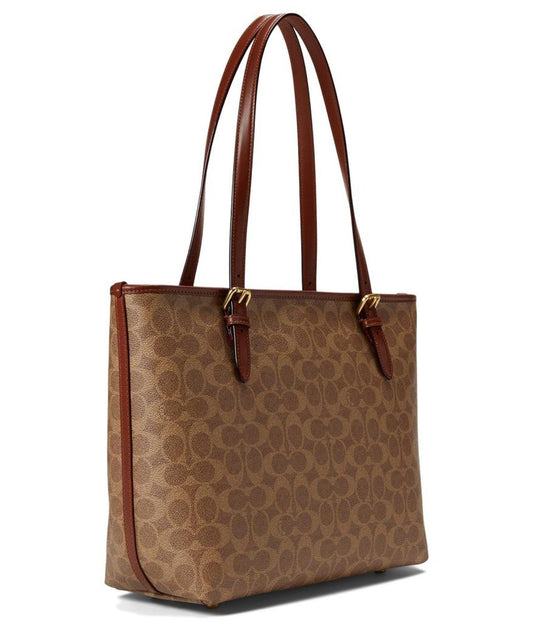 Coated Canvas Signature Taylor Tote