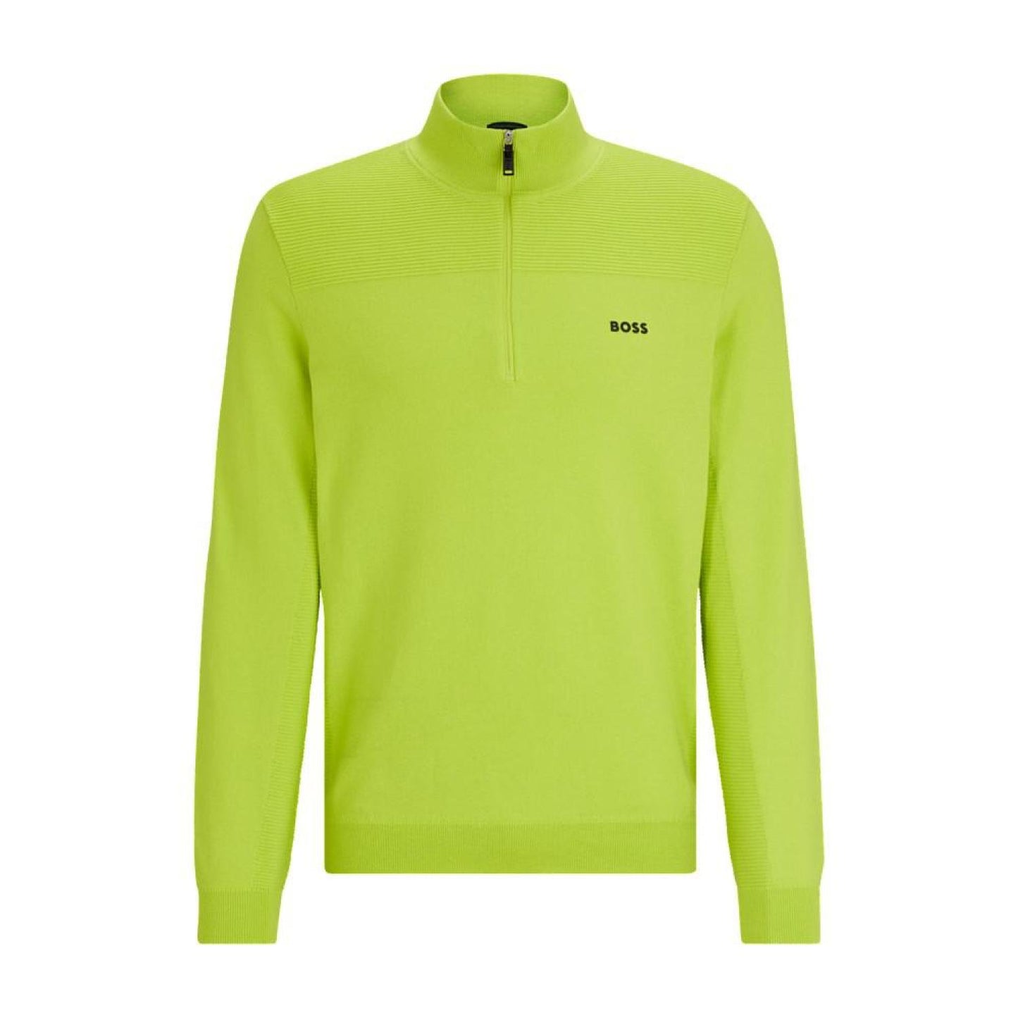 Men's Branded Zip-Neck Sweater